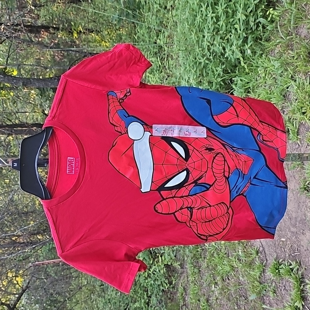 Marvel™ Holiday Spider-Man Gender-Neutral Graphic T-Shirt Kids Large 10/12 New